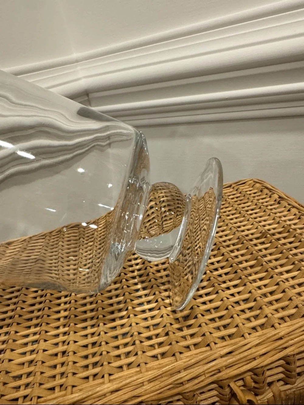 Clear Glass Trifle Vase, 6.5